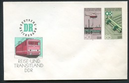 DDR U3 UMSCHLAG EISENBAHNWESEN ** 1985 Kat. 10,00 - Umschläge - Ungebraucht