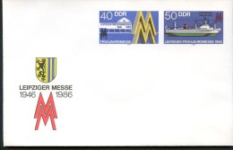 DDR U4 Umschlag MESSE LEIPZIG 1986 - Enveloppes - Neuves