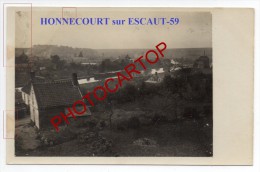 HONNECOURT Sur ESCAUT-Canal-Carte Photo Allemande-Guerre 14-18-1WK-Frankreich-France-59- - Marcoing