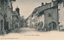 SUISSE - La Rue à COPPET - Coppet