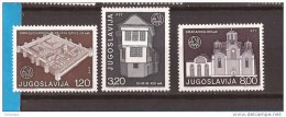 1975  1627-29 EUROPA  JUGOSLAVIJA  JUGOSLAWIEN   DENKMALSCHUTZJAHR   MNH - Nuovi