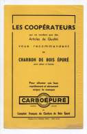 Buvard - Les Coopérateurs, Charbon De Bois épuré, Carboépuré - C