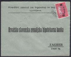 Yugoslavia 1924, Cover Ljubljana To Zagreb W./postmark Ljubljana - Briefe U. Dokumente