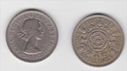 GRAN BRETAGNA  2 SHILLING  ANNO 1963 - J. 1 Florin / 2 Schillings