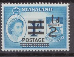 Nyasaland, 1963, SG 188, Mint Hinged - Nyasaland (1907-1953)