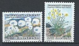 Groënland 1989, N°185/186 Neufs  Fleurs Protégées - Nuovi