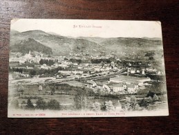 Carte Postale Ancienne : LE THILLOT : Vue Generale , à Droite Usine Et Cité Dreyer - Le Thillot