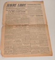 Le Havre Libre Du 12 Janvier 1945. - French