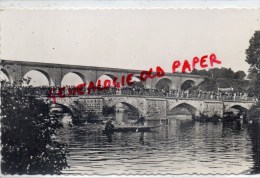 87 - SAINT PRIEST TAURION - LE PONT ET LE VIADUC SUR LE TAURION - PARTIE DE WATER POLO - Saint Priest Taurion