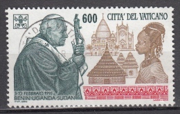 Vaticano, 1994 - Viaggi Di Giovanni Paolo II, 600 Lire - Nr.1005 - Usato° - Usados