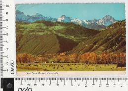 USA) COLORADO -San Juan Range - 1973 Viaggiata - Rocky Mountains