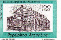 L - 1981 Argentina - Teatro Colon A Buenos Aires - Ungebraucht