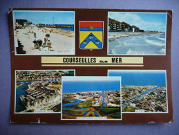 CPA 14 - COURSEULLES SUR MER - LA PLAGE - LE NOUVEAU PORT - LES BOUCLES DE LA SEULLES - BLASON - ARTAUD N° 103 - - Courseulles-sur-Mer