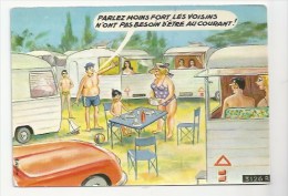 ILLUSTRATEUR : CARRIERE - HUMOUR - CARAVANING - PARLEZ MOINS FORT...- PHOTOCHROM 50399 - Carrière, Louis