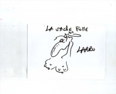 - LARRU . DESSIN ORIGINAL . ANGOULEME 1997 . - Planches Et Dessins - Originaux