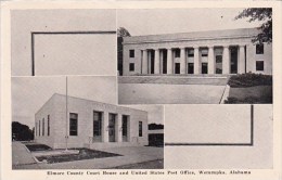 Elmore Countyt Court House And United States Post Office Wetumpka Alabama - Altri & Non Classificati