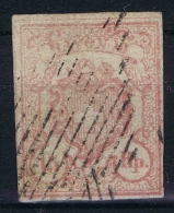 Switserland, 1852 Yv Nr 22 Mi Nr 10 Used  Signed/ Signé/signiert/ Approvato - 1843-1852 Timbres Cantonaux Et  Fédéraux