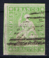 Switserland, 1854 Yv Nr 30 A Used - Usados