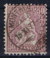 Switserland, 1867 Yv Nr 48 Used  Mi Nr 35 - Oblitérés
