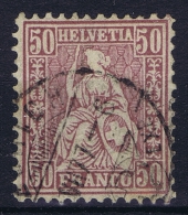 Switserland, 1867  Yv Nr 48  Used  Mi Nr 35 - Oblitérés