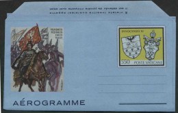 1984 Vaticano, Aerogramma " Innocenzo XI " Serie Completa Nuova (**) - Enteros Postales