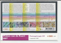 Pz.- Nederland Postfris PTT Mapje Nummer 359 - 03-09-2007 - Weken Van De Kaart. 2 Scans - Ongebruikt