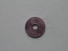 1922 - 5 Cent - KM 313 ( Uncleaned - For Grade, Please See Photo ) ! - Dutch East Indies