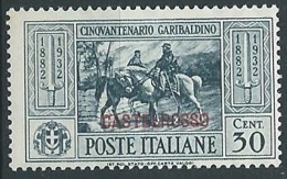 1932 EGEO CASTELROSSO GARIBALDI 30 CENT MH * - G034 - Castelrosso