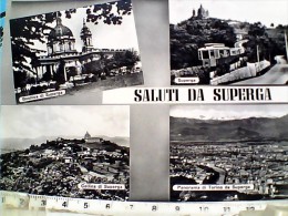 TORINO  VEDUTE SALUI DA SUPERGA N 1955 EP11579 - Transportmiddelen