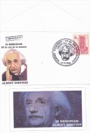 3352A  EINSTEIN LILIPUT COVERS + GREETINGS CARD 2005 ROMANIA. - Albert Einstein