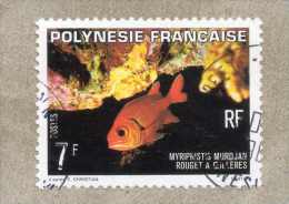 POLYNESIE  : Poissons De Polynésie : Rouget à Oeillères - Faune Aquatique - - Used Stamps