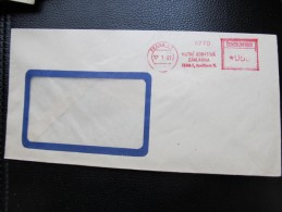 BRIEF Frankotype Freistempel Postfreistempel  1967 HUtni Odbytova Zakladna   /// U7544 - Briefe U. Dokumente