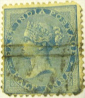 India 1856 Queen Victoria 0.5a - Used - 1854 East India Company Administration