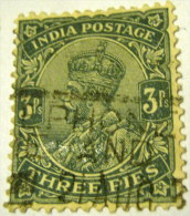 India 1911 King George V 3ps - Used - 1911-35 King George V