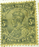 India 1911 King George V 3ps - Used - 1911-35 King George V