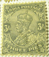 India 1911 King George V 3ps - Used - 1911-35 King George V