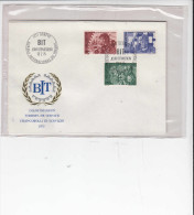 SVIZZERA  1975 -   Yvert  S 443/5 - FDC -  Annullo Speciale -  BIT - OIT