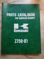 Kawasaki Z 750 1975 Catalogo Ricambi Originale - Spare Parts Catalog -catalogue Pièces Détachées - Motoren