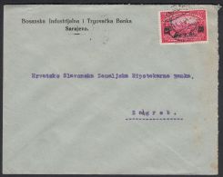 Yugoslavia 1924, Cover Sarajevo To  Zagreb W./postmark Sarajevo - Briefe U. Dokumente