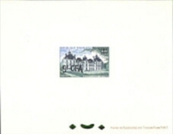 REUNION 1954. Castle Cheverny. OVPT:CFA DeLuxe Proof     [épreuve Prueba Druckprobe Prova] - Unused Stamps