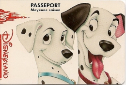 PASS-DISNEYLAND PATIS-1995- 101 DALMATIENS-PARENTS-V° SPEOS-S089409- TB E - Disney Passports