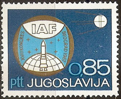 YUGOSLAVIA 1967,XVIII International Astronautical Federation Congress Belgrade MNH - Nuovi