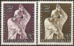 YUGOSLAVIA 1967 50th Anniversary Of October Revolution Lenin Set MNH - Ungebraucht