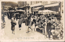 NICE MARCHE AUX FLEURS CPA NO 116 - Markets, Festivals