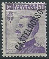 1924 CASTELROSSO EFFIGIE 50 CENT MNH ** - K83 - Castelrosso