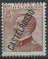 1924 CASTELROSSO EFFIGIE 85 CENT MNH ** - K83 - Castelrosso