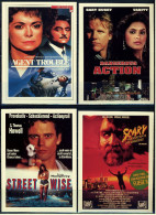 4 X Kino-Karten Von Video Plus  -  Streetwise - Agent Trouble - Dangerous Action - Scary , Horrortrip In Den Wahnsinn - Sonstige & Ohne Zuordnung