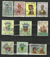 TEN AT A TIME - PORTUGUESE AFRICA -  LOT OF 10 DIFFERENT - USED OBLITERE GESTEMPELT USADO - Portugees-Afrika