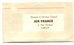 Carte Postale "Monsieur Le Directeur Général Air France" D'évaluation Des Services - Aviation - Compagnie Aérienne - Sonstige & Ohne Zuordnung