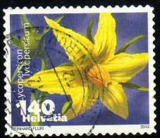 2012 Svizzera - Fiori - Oblitérés